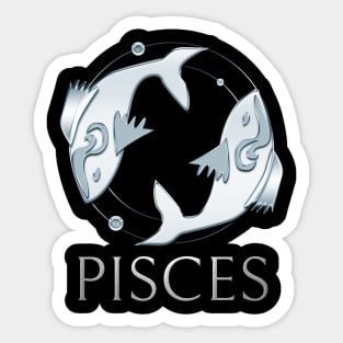 Pisces Zodiac Sign Sticker